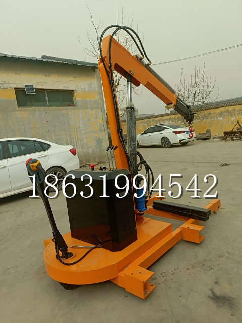 唐县自卸车厢随车吊 自制轮式四不像起重机 四驱平板吊 5吨 贵盛